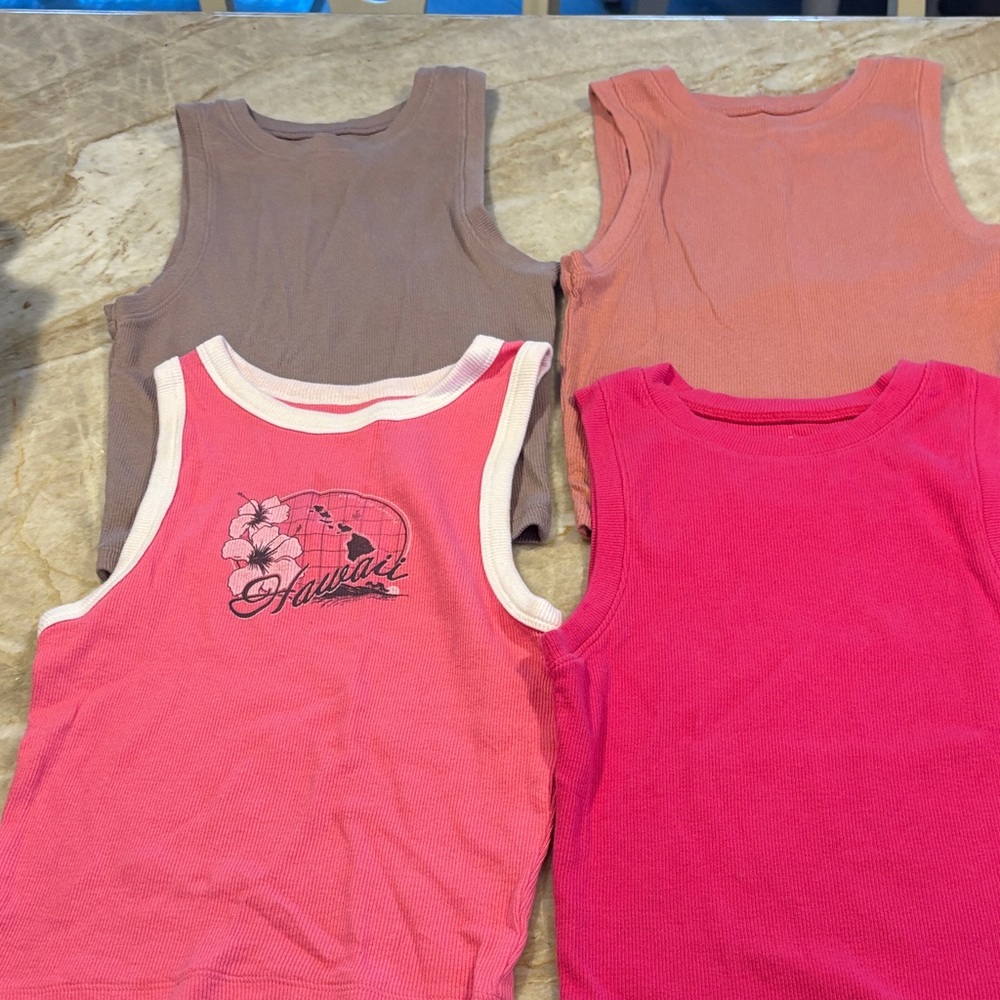 Lot of 4 Tank Tops from Hollister, Women’s; Size XS.